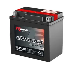 RDrive eXtremal Silver YTX5L-BS 4,6Ah (75А 114*70*105)
