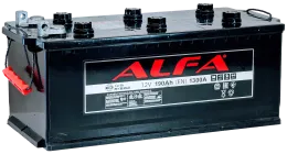 ALFA 190 (4) рус -/+ (1300A, 524*239*223) болт с бортом
