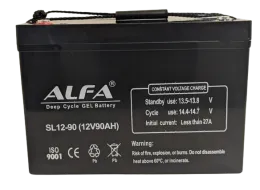 ALFA 12V-90Ah(C20) L (тяговая) M8 (307*169*211)