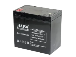 ALFA 12V-55Ah(C20) L (тяговая) M6 (226*135*207)