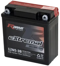 RDrive eXtremal Silver 12N5-3B 5,2Ah (75А 121*59*131)