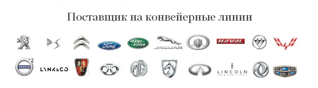 Логотипы автопроизводителей, использующих аккумуляторы LEOCH под брендом Banner