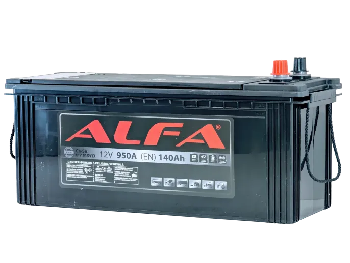 Аккумулятор ALFA 140 (3) евро +/- (950A, 480*189*210) CHN