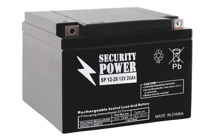 Аккумулятор Security Power 12V-26Ah (166*175*125)