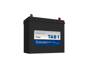 Аккумулятор TAB Polar S Asia 45 JR (360A, 236*128*223) тонкие клеммы + адаптер