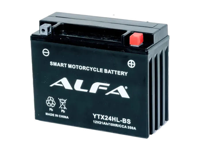 Аккумулятор ALFA YTX24HL-BS 21Ah (350А 205*87*162)