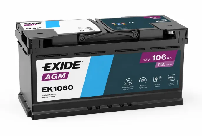 Аккумулятор Exide AGM 106 R (950A 392*175*190)