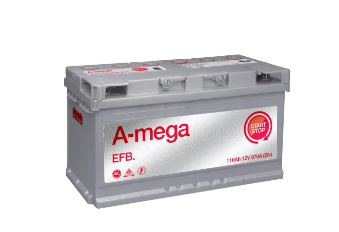 Аккумулятор A-mega EFB 110 R (970A, 354*175*190)