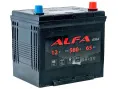 Аккумулятор ALFA Asia 65 JR (580A, 230*173*220) с бортом