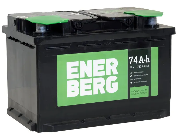 Аккумулятор ENERBERG 74 R низк. (760A, 278*175*175)