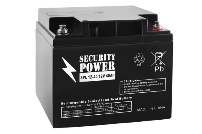 Аккумулятор Security Power 12V-40Ah (196*165*170)