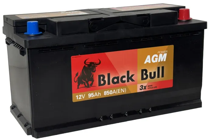 Аккумулятор BLACK BULL (Camel Group) AGM 95 R (850A, 353*175*190)