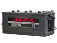 Аккумулятор ALFA 220 (4) рус -/+ (1350A, 516*223*223) клемма болт c бортом (МАЗ).