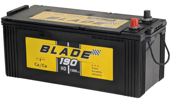Аккумулятор BLADE 190 (3) евро +/- (1300A, 480*210*220)