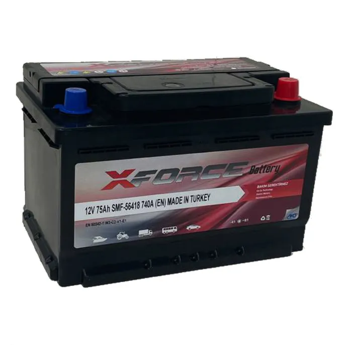 Аккумулятор XFORCE 75 R низк. (740A, 278*175*175).
