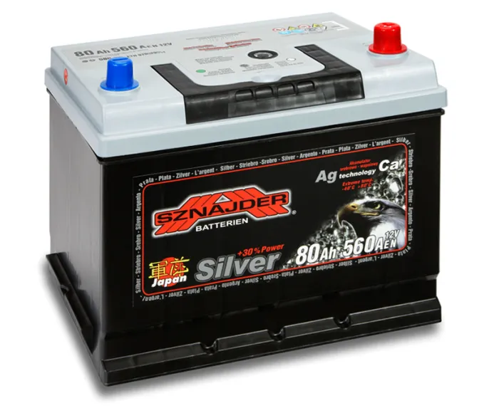Аккумулятор Sznajder Silver Japan 80 JL (560А 260*175*225)