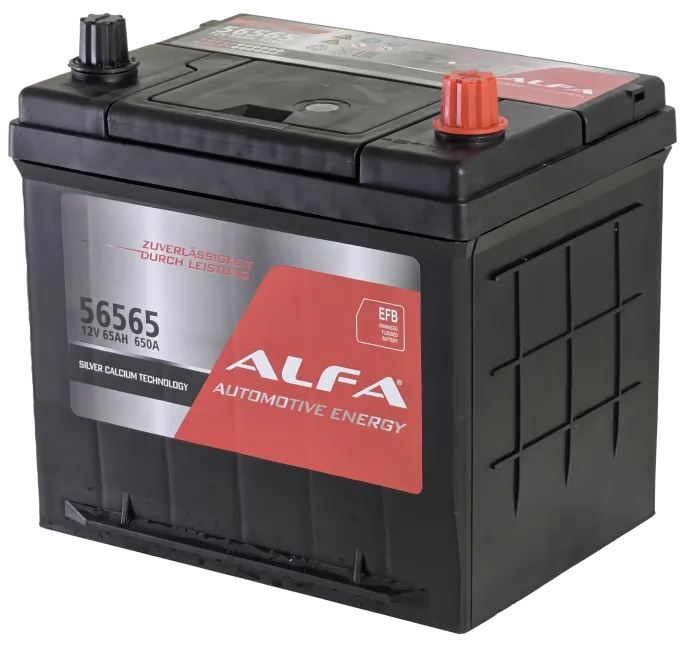 Аккумулятор ALFA EFB Asia 65 JR (650A, 235*172*220)