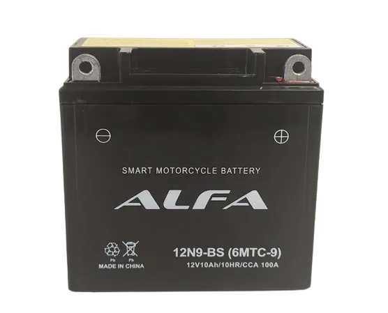 Аккумулятор ALFA 12N9-BS(6MTC-9) 10Ah (100A 136*76*134)