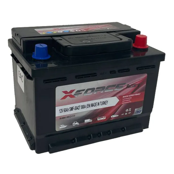 Аккумулятор XFORCE 60 R низк. (580A, 242*175*175).