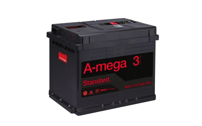 Аккумулятор A-mega Standard 60 R (540A, 242*175*190)