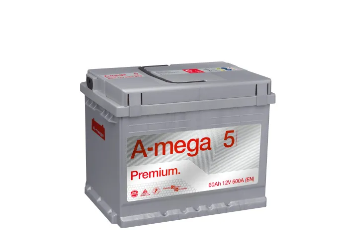 Аккумулятор A-mega Premium 60 L (600A, 242*174*190)