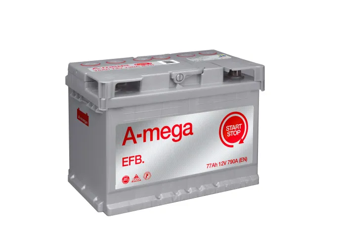 Аккумулятор A-mega EFB 77 R (790A, 278*175*190)