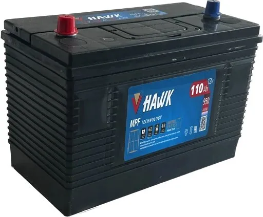 Аккумулятор HAWK 110 L (950A, 330*173*238) (John Deere JCB).
