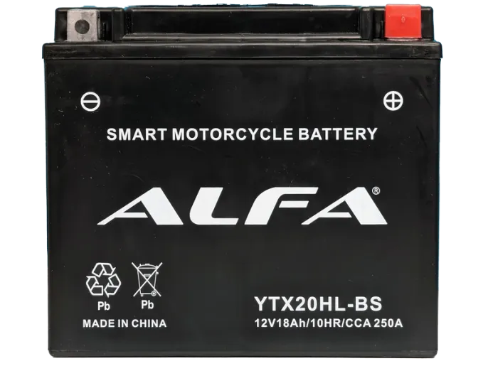 Аккумулятор ALFA YTX20HL-BS 18Ah (250A 176*89*154)
