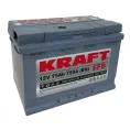 Аккумулятор KRAFT EFB 75 R (750A, 277*175*190).