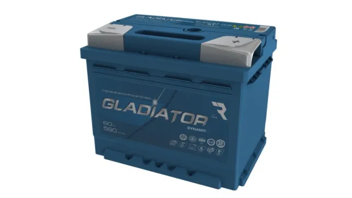 Аккумулятор GLADIATOR Dynamic 60 R (560A, 242*175*190).