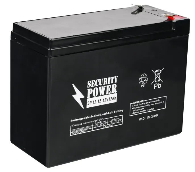 Аккумулятор Security Power 12V-12Ah (151*65*110) Slim