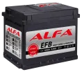 Аккумулятор ALFA EFB 60 R (620A, 242*175*175) ua