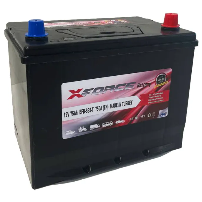 Аккумулятор XFORCE EFB Asia 75 JR (750A, 260*173*220)