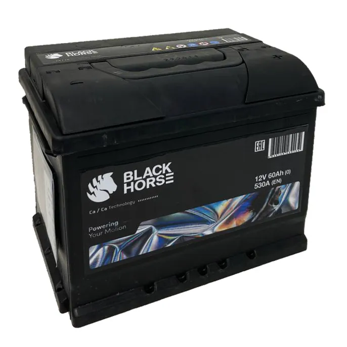 Аккумулятор Black Horse 60 R (530A, 242*175*190)