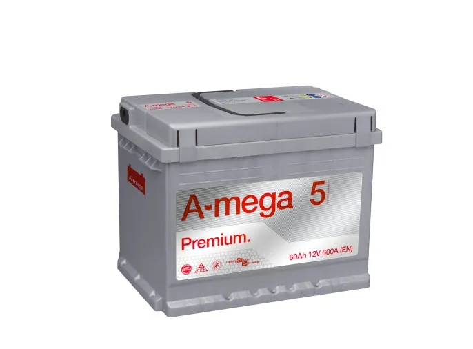 Аккумулятор A-mega Premium 60 R (600A, 242*174*190)