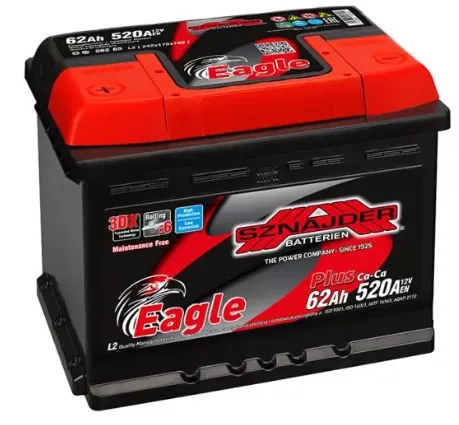 Аккумулятор Sznajder Plus 62 R (520А 242*175*190)