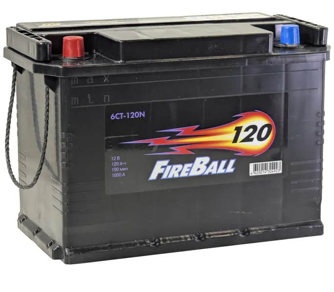 Аккумулятор FireBall 120 L (1000A, 327*175*220)