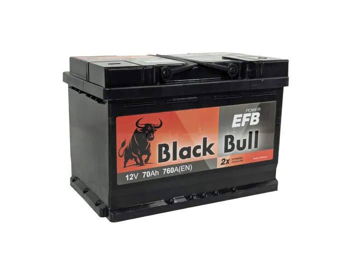 Аккумулятор BLACK BULL EFB 70 R (760A, 278*175*190)