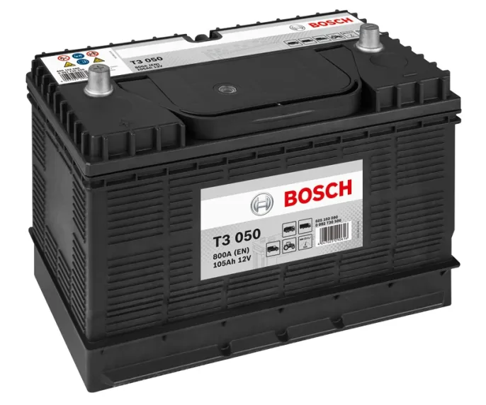Аккумулятор Bosch Т3 105 R (800A, 330*175*208) John Deere