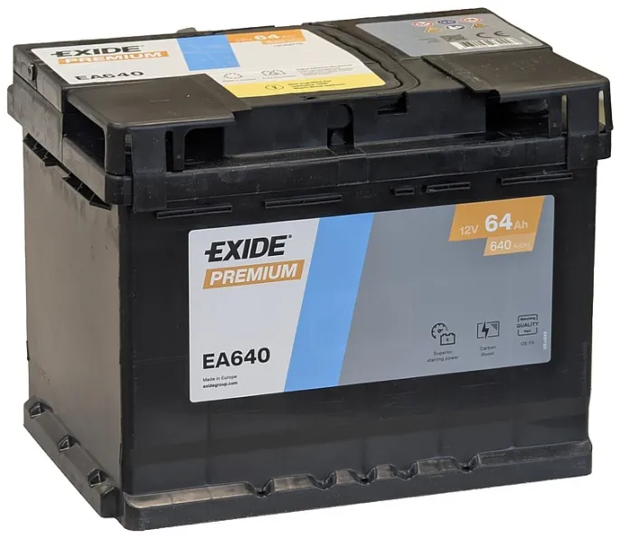 Аккумулятор Exide Premium 64 R (640А, 242*175*190)
