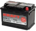 Аккумулятор KRAFT EFB 75 R (780A, 278*175*190)