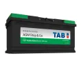 Аккумулятор TAB EcoDry Stop&Go AGM 105 R (950A, 394*175*190)