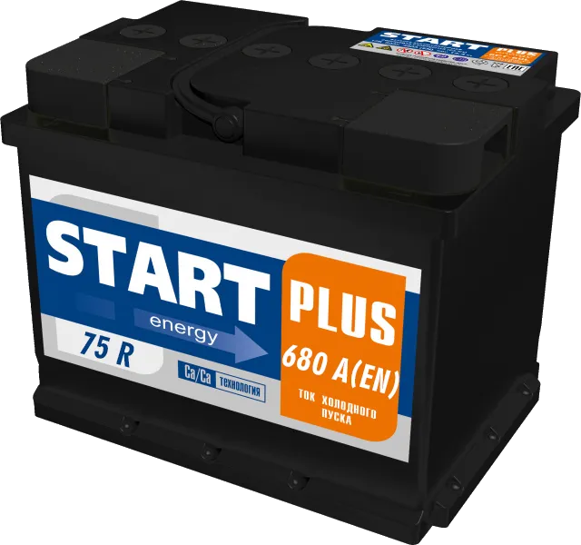 Аккумулятор START PLUS 75 R (680A, 278*175*190)