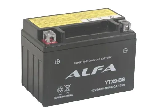 Аккумулятор ALFA YTX9-BS 9Ah (135A 150*87*107)