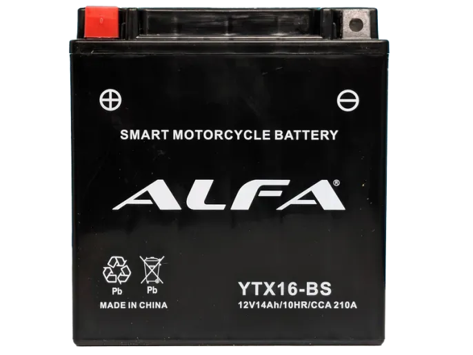 Аккумулятор ALFA YTX16-BS 14Ah (210A 150*87*161)
