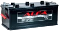 Аккумулятор ALFA 190 (4) рус -/+ (1300A, 524*239*223) болт с бортом