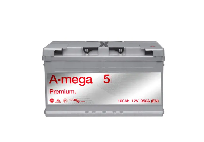 Аккумулятор A-mega Premium 100 R (950A, 354*175*190)