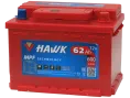 Аккумулятор HAWK 62 R низк. (600A, 242*175*175)