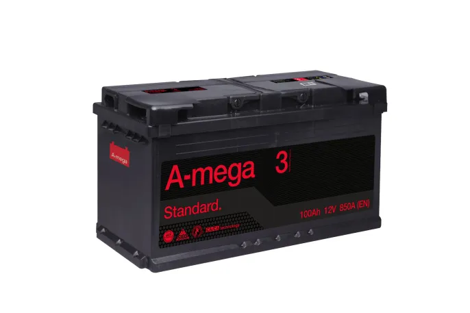 Аккумулятор A-mega Standard 100 R (850A, 353*175*190)