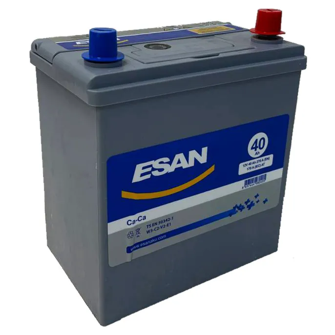 Аккумулятор ESAN Asia 40 JR (270A, 186*129*220).